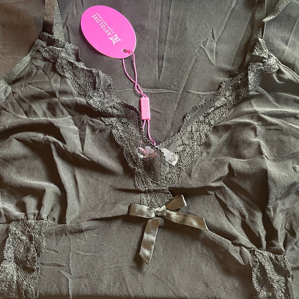 Avid Love Mesh Lace Babydoll Chemise🖤 - Picture 8 of 15